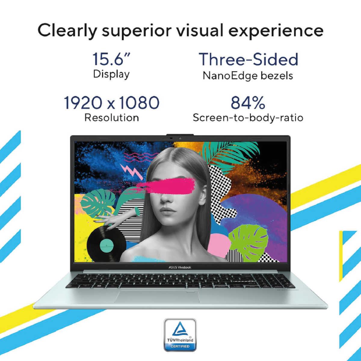 ASUS Vivobook Go 15 | Intel® Core™ i3-N305 Processor, 8GB DDR4 & 512GB SSD, 15.6-inch FHD (1920 x 1080) IPS-level Panel - Green Gray Laptop ASUS Vivobook Go 15 | Intel® Core™ i3-N305 Processor, 8GB DDR4 & 512GB SSD, 15.6-inch FHD (1920 x 1080) IPS-level Panel - Green Gray Laptop